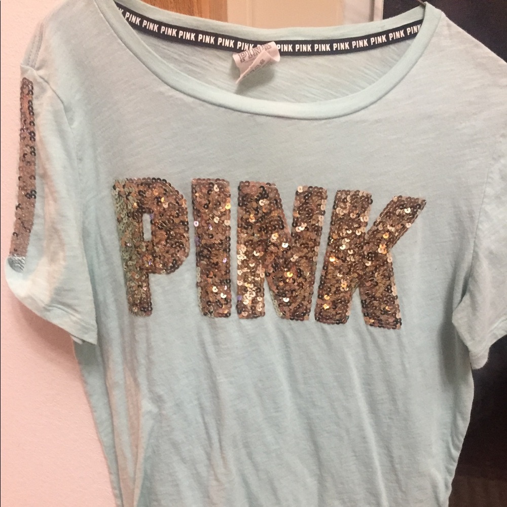 Pink short sleeve tee